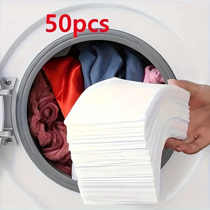 Universal Wash Dye Resistant Laundry Cloth,50Color Fade Protection Sheets,No Chemical Composition,Mixed Laundry Color