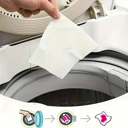 Universal Wash Dye Resistant Laundry Cloth,50Color Fade Protection Sheets,No Chemical Composition,Mixed Laundry Color