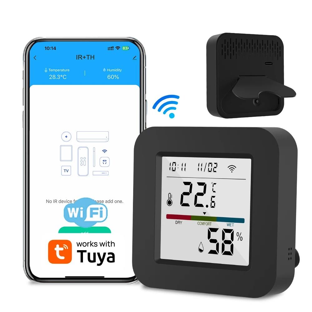 Tuya Smart IR Remote With Temp Humidity Sensor Universal Controller 6