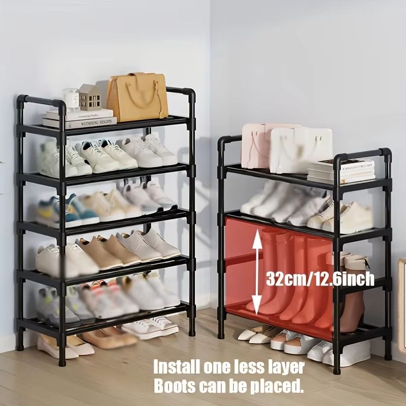 MultiTier Metal Shoe Rack Organizer  Stackable SpaceSaving Storage For Closet Bedroom And Entryway 3