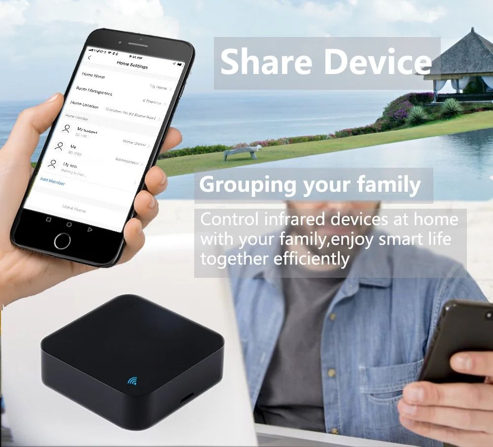 Tuya WiFi RF IR Remote Control 433MHz 315MHz Smart Home Universal Remote 3