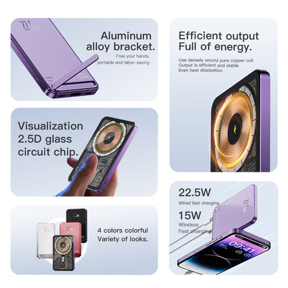 Backup Battery Macsafe Powerbank, Magnetic Wireless Phone Charger, New High Quality Aluminum Alloy Power Banks