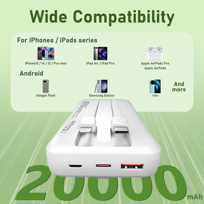 Fast Charging Power Bank Portable Charger Dual Input Multi Output Compatible With IPhone And Samsun 4