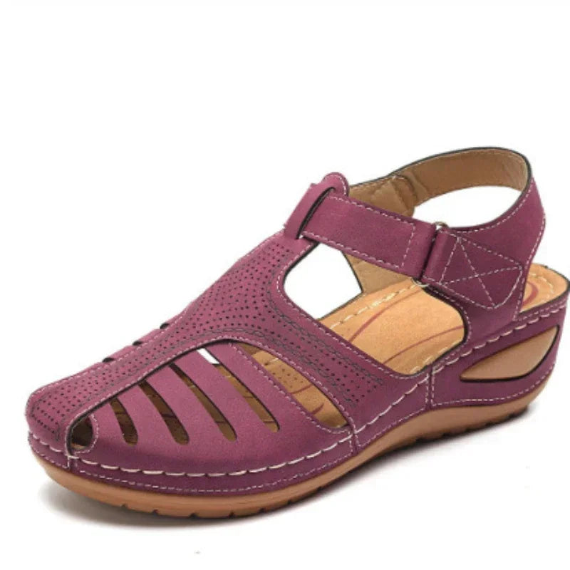 Premium Orthopedic Women Sandals Summer Bunion Corrector Wedge Shoes Stylish Vulcanized Heels For E 4