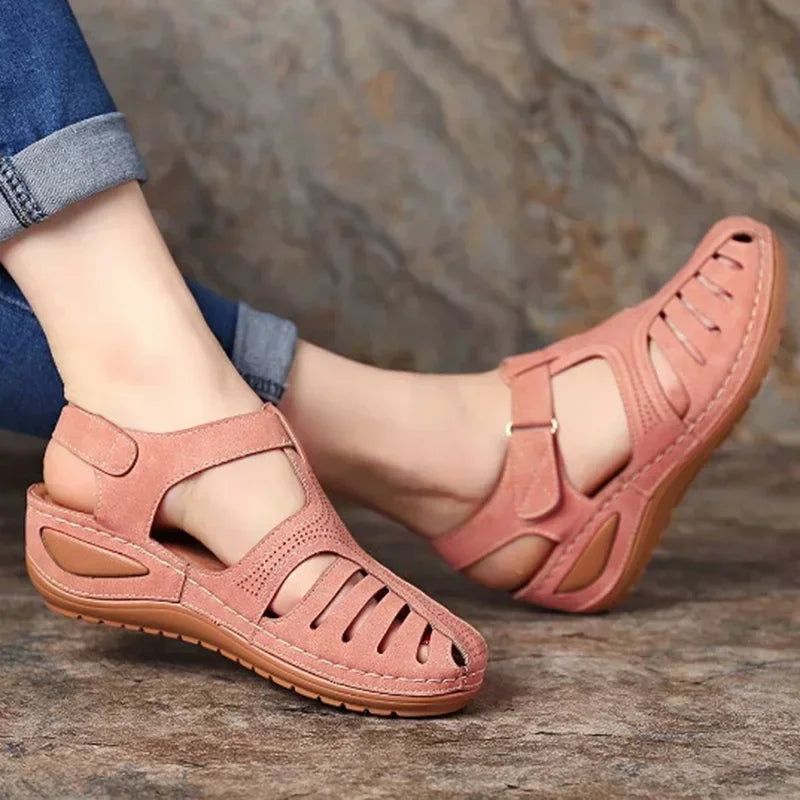 Premium Orthopedic Women Sandals Summer Bunion Corrector Wedge Shoes Stylish Vulcanized Heels For E 1