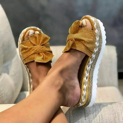 Elegant Women Heels Sandals With Wedges Summer Platform Sandals  Slippers Comfortable Fashion Shoes 4