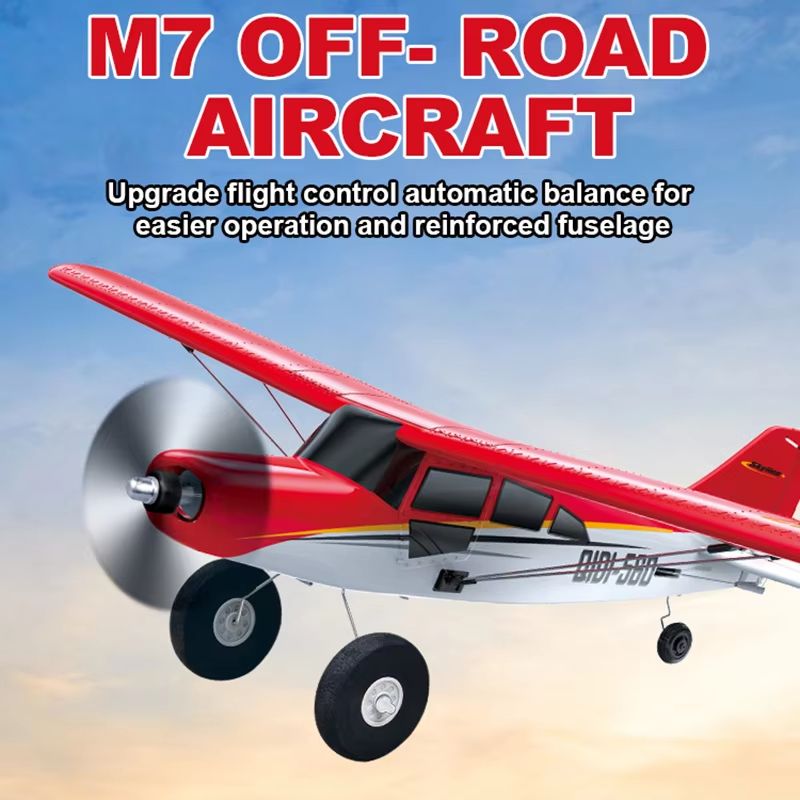 M7 QIDI-560D RC Airplane – 510mm Wingspan Stunt Plane with 6-Axis Gyro & Wind-Resistant Flight Control