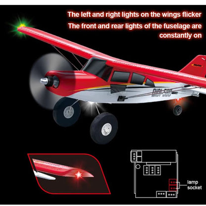 M7 QIDI560D RC Airplane  510mm Wingspan Stunt Plane With 6Axis Gyro  WindResistant Flight Control 1