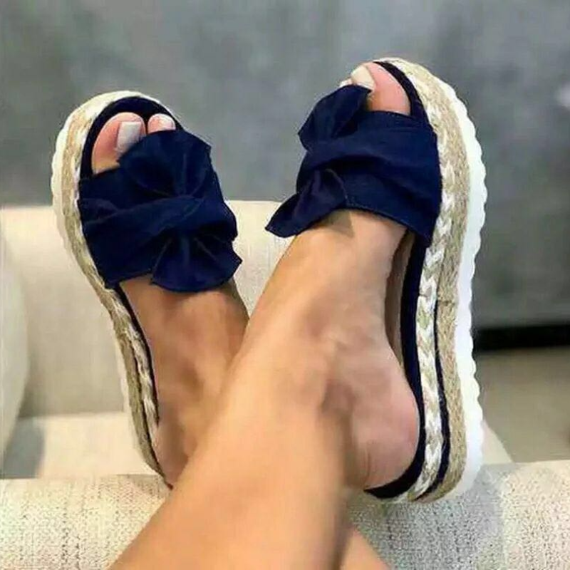 Elegant Women Heels Sandals With Wedges Summer Platform Sandals  Slippers Comfortable Fashion Shoes 1