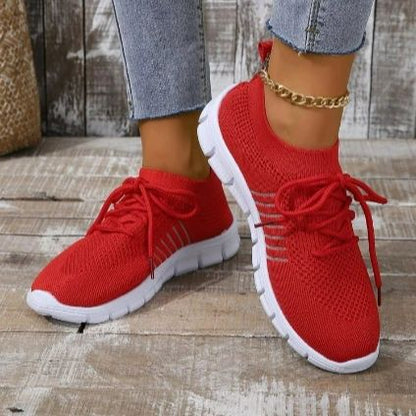 Lightweight Summer Mesh Casual Shoes Breathable LaceUp SlipOn Sports Sneakers For Womens Everyday W 6
