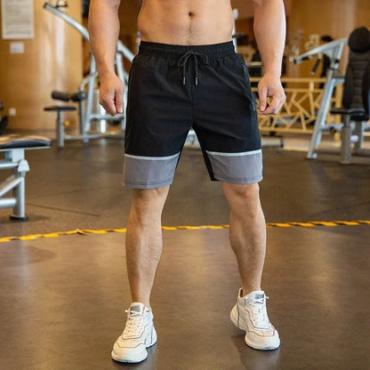 Mens Gym Shorts Basketball Sportswear Loose Fit Beach Shorts With Zip Pocket Plus Size Joggers For  4