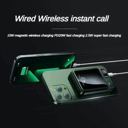 PD 20W Magnetic Wireless Power Bank Fast Charging External Battery Charger For Samsung Huawei IPhon