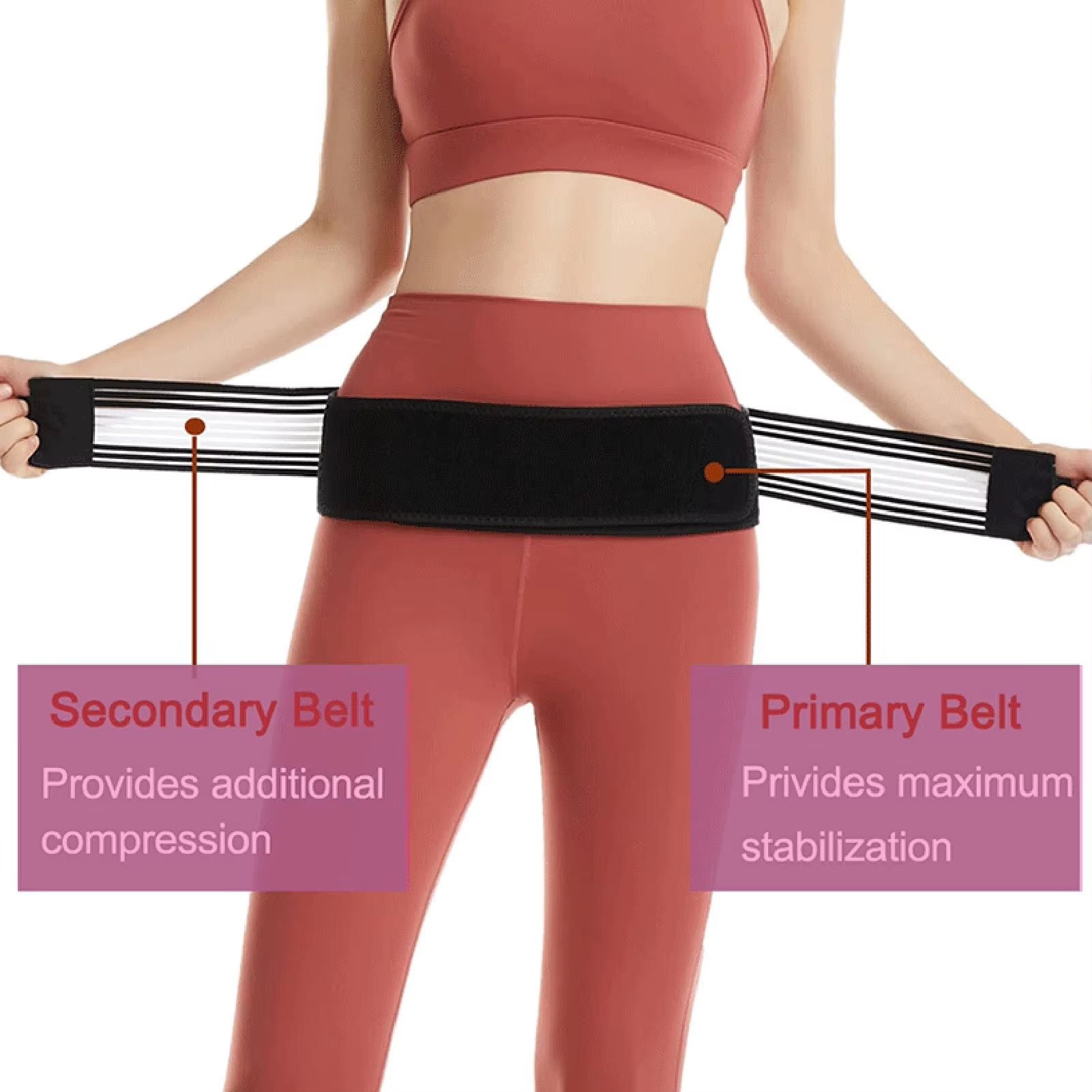 Adjustable Pelvic Support Belt For Women  Neoprene Sacroiliac Joint  Hip Brace For Lower Back Pain  1