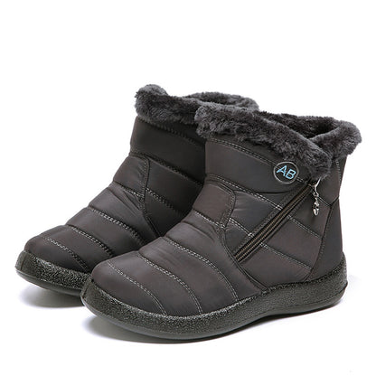 Waterproof Snow Women Boots Soft Fur Comfortable Womens Winter Boots With Zipper Warm Shoes For Col 7