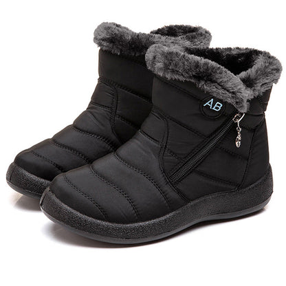 Waterproof Snow Women Boots Soft Fur Comfortable Womens Winter Boots With Zipper Warm Shoes For Col 6