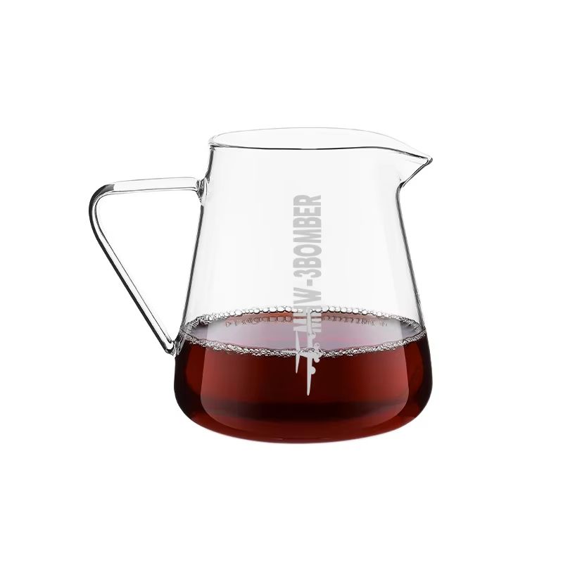 MHW3BOMBER 500ml Glass Coffee Server  Elegant Pour Over Coffee Pot For Home Brewing 5