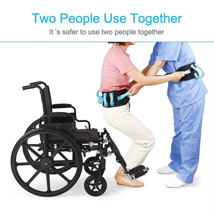 Adjustable 50 Gait Transfer Belt  Secure Lifting And Walking Aid For Seniors Bariatric And Handicap 4