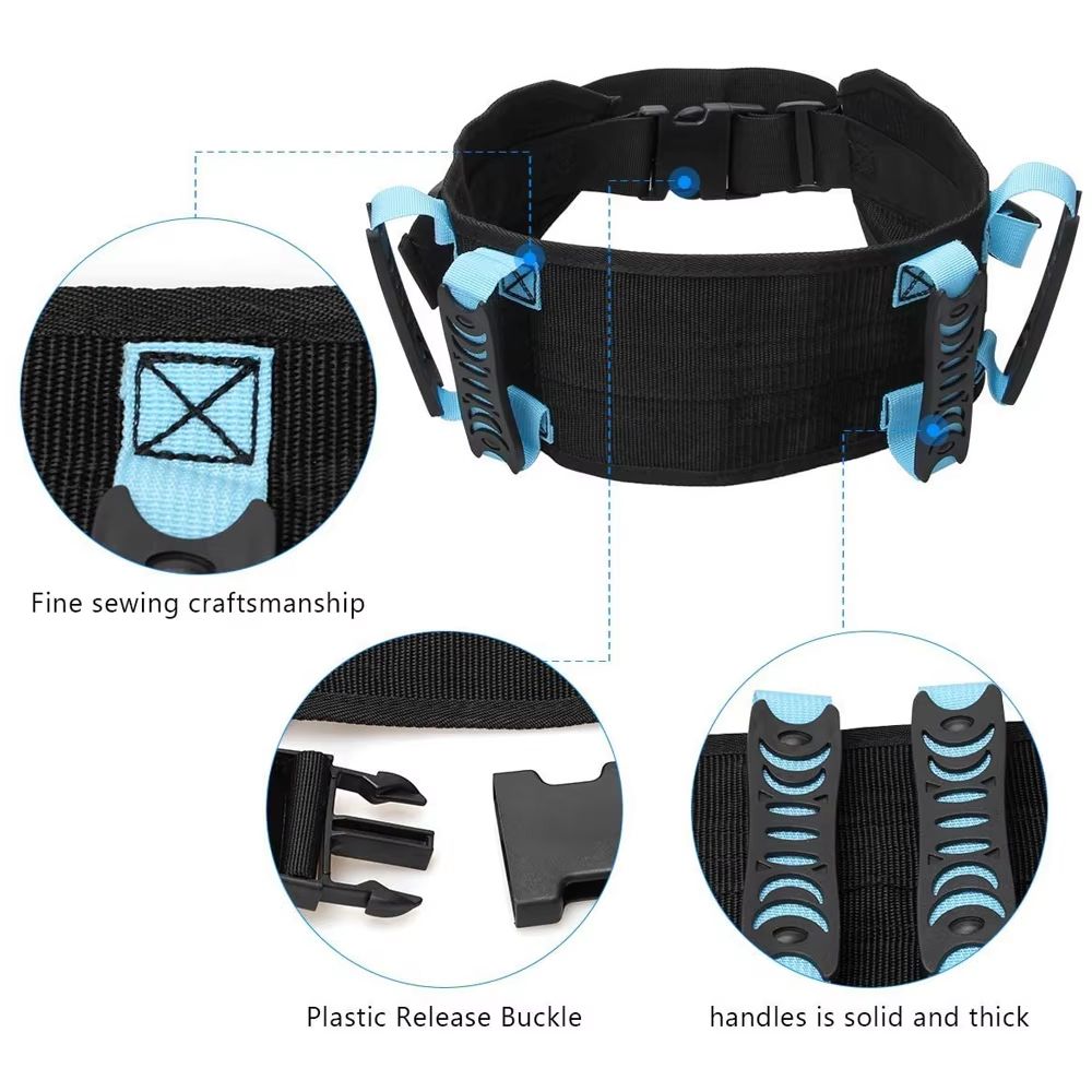 Adjustable 50 Gait Transfer Belt  Secure Lifting And Walking Aid For Seniors Bariatric And Handicap 5