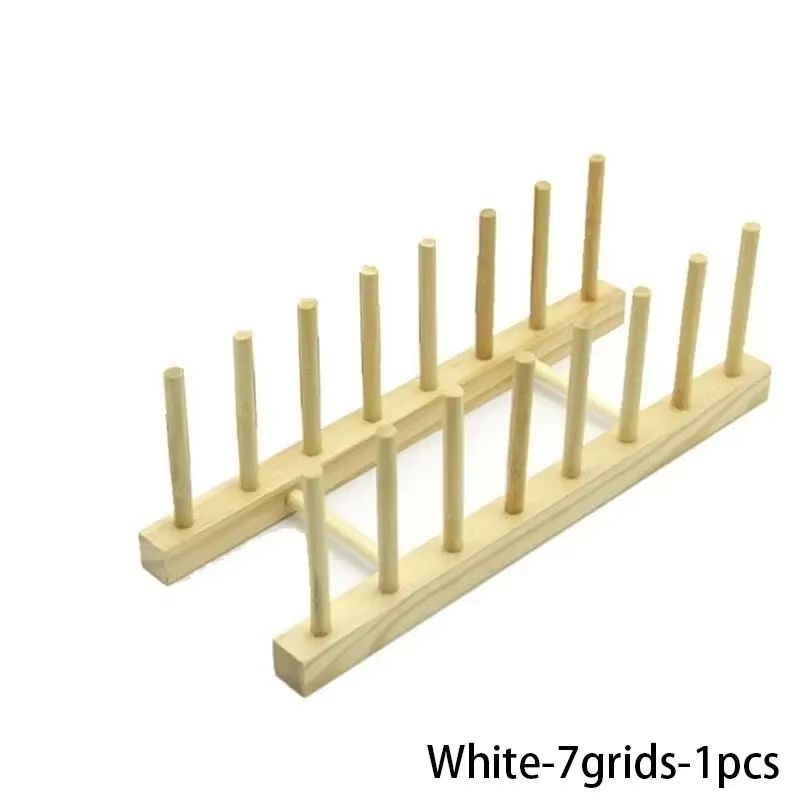 MultiFunctional Wooden Dish Drying Rack  Kitchen Countertop Organizer With Drainboard For Tableware 11