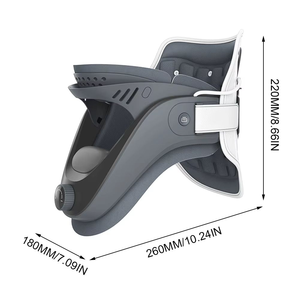 Adjustable Cervical Neck Traction Device With Airbag Support  Pain Relief  Posture Correction 5
