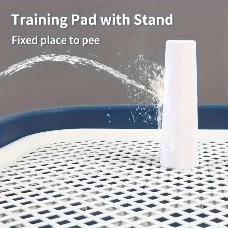 Reusable Dog Potty Training Toilet With Removable Grid Tray  Hygienic Indoor Pee Pad Holder For Pet 3