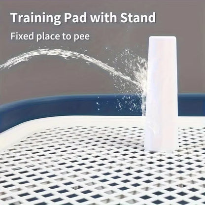 Reusable Dog Potty Training Toilet With Removable Grid Tray  Hygienic Indoor Pee Pad Holder For Pet 3