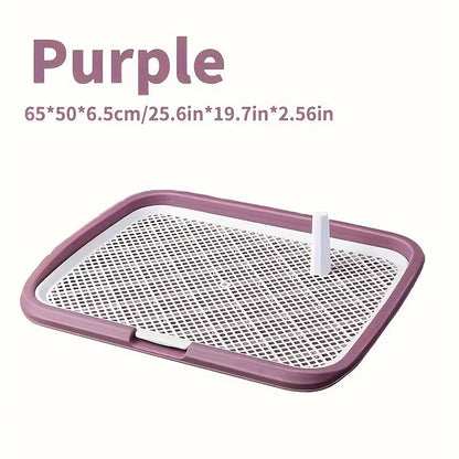 Reusable Dog Potty Training Toilet With Removable Grid Tray  Hygienic Indoor Pee Pad Holder For Pet 6