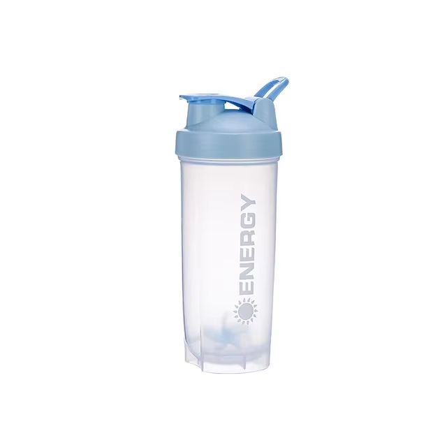 LeakProof Protein Shaker  Sports Water Bottle With Powder Compartment  500700ML Portable Travel Jui 6
