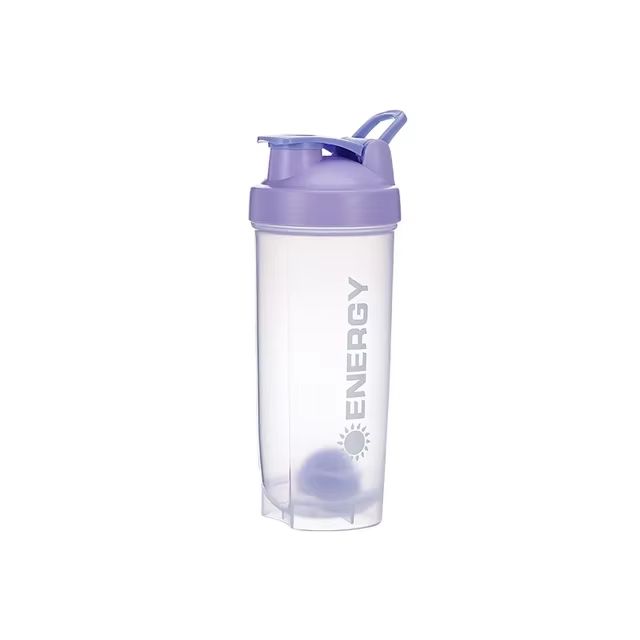 LeakProof Protein Shaker  Sports Water Bottle With Powder Compartment  500700ML Portable Travel Jui 8