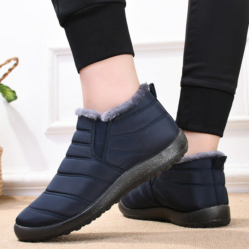 Mens Winter Boots Outdoor Snow Boots For Men Hiking Ankle Shoes Waterproof Mens Fur Shoes Work Foot 1