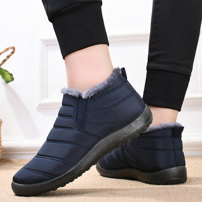 Mens Winter Boots Outdoor Snow Boots For Men Hiking Ankle Shoes Waterproof Mens Fur Shoes Work Foot 1