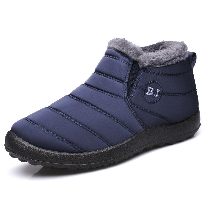 Mens Winter Boots Outdoor Snow Boots For Men Hiking Ankle Shoes Waterproof Mens Fur Shoes Work Foot 7