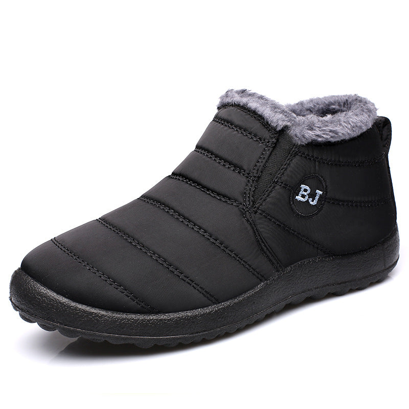 Mens Winter Boots Outdoor Snow Boots For Men Hiking Ankle Shoes Waterproof Mens Fur Shoes Work Foot 9
