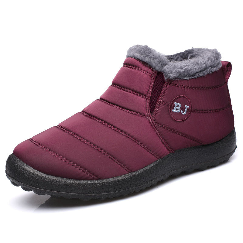 Mens Winter Boots Outdoor Snow Boots For Men Hiking Ankle Shoes Waterproof Mens Fur Shoes Work Foot 10