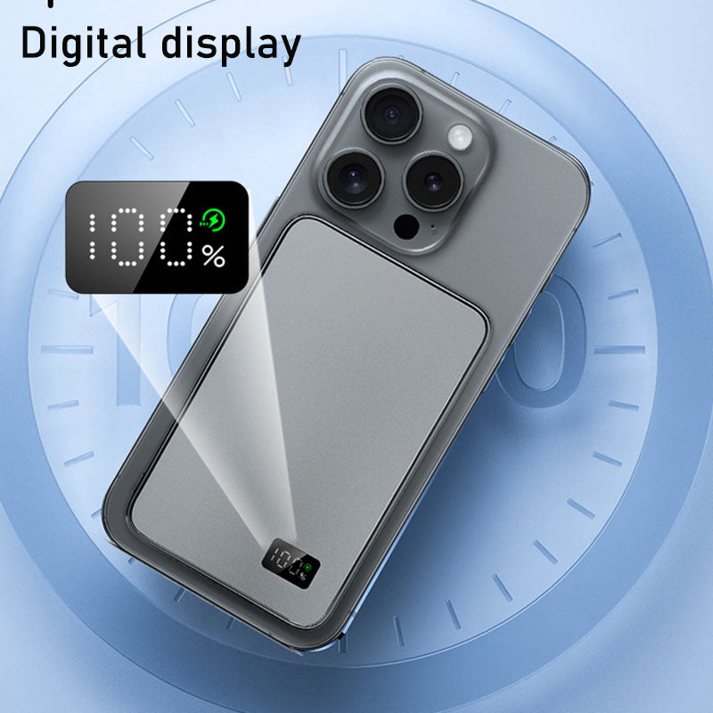 Fast Charging Magnetic Powerbank, Ultra Thin Wireless Charger For Magsafe iPhone
