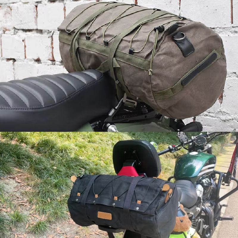 Universal Waterproof Motorcycle Rear Luggage Rack Bag  Durable Travel Tail Pack For BMW Yamaha Hond 5