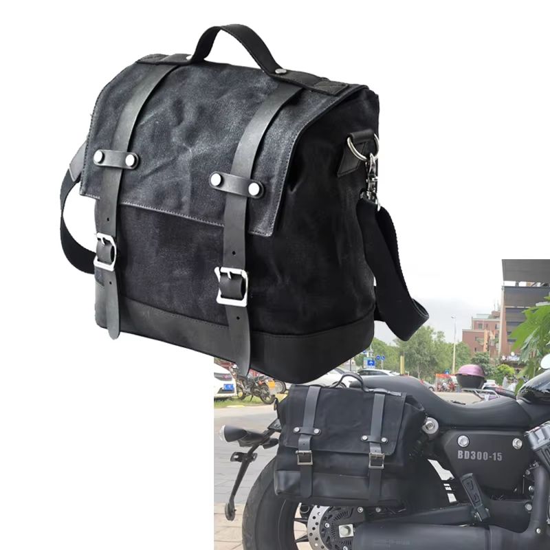 Universal Waterproof Motorcycle Rear Luggage Rack Bag  Durable Travel Tail Pack For BMW Yamaha Hond 9
