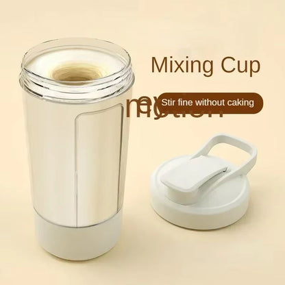 Portable Electric Protein Shaker Bottle  USB Rechargeable 450ml Blender Cup For Fitness  Workout 5