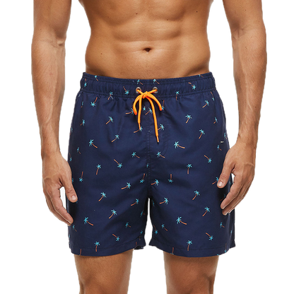 Mens Beach Shorts Summer Surf Swimwear Fitness Workout Trunks With Pockets Sportswear Pants 6