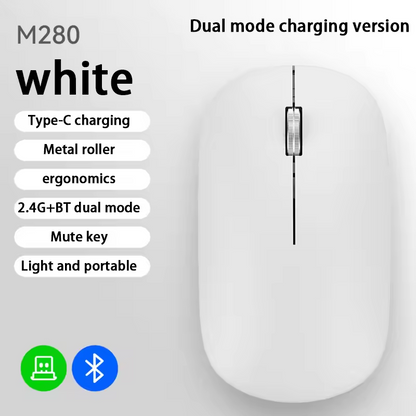 Wireless Silent Click Xiaomi Mouse, Type-C Charging, Office & Laptop Use