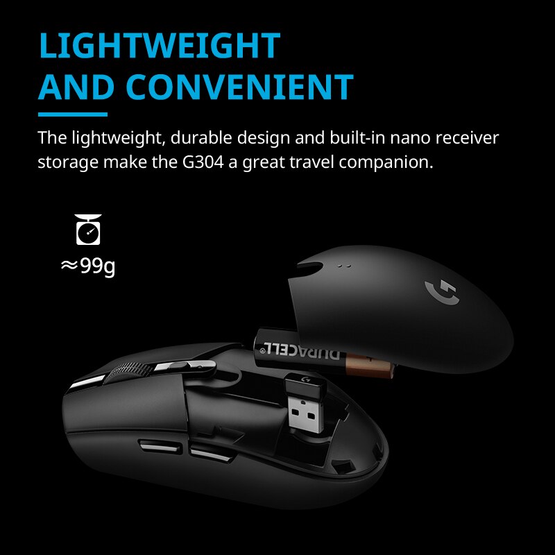 RGB Wireless Mouse Logitech Lightspeed Gaming Mouse 6 Programmable Buttons Long Battery USB Wireles 1