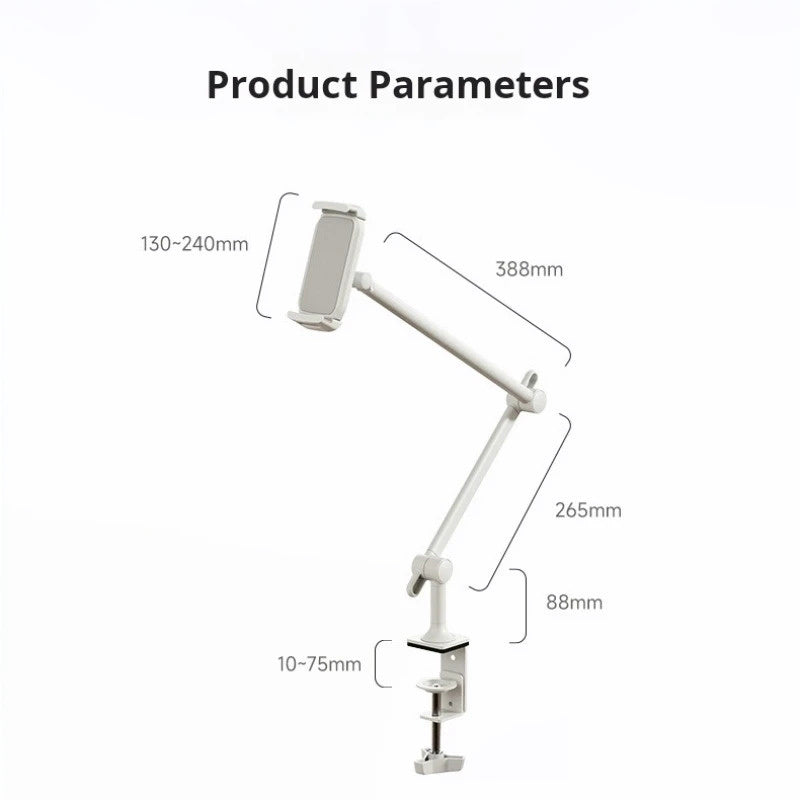 Metal Tablet Holder Adjustable Phone Stand Desk Mount Arm 47129 Inch IPad Xiaomi Huawei Samsung Kin 3