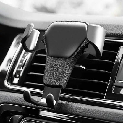 Mobile Phone Holder, Car Air Vent Clip Mount, Smartphone GPS Stand, Compatible With iPhone Xiaomi Samsung