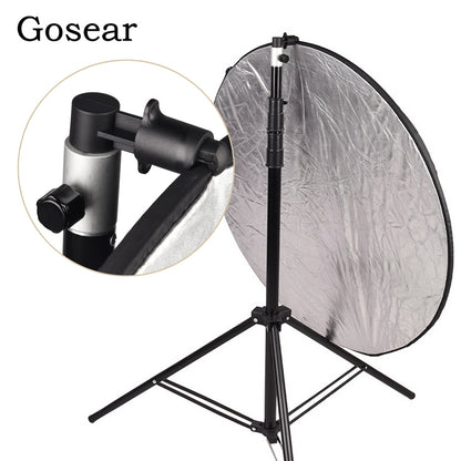 Photography Studio Background Clipper, Aluminum Reflector Clip, Tripod Light Flash Holder, Fixed Softbox, Clip Clamp