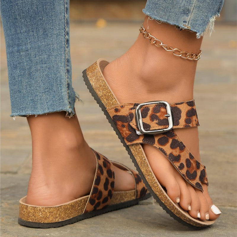Comfortable Ladies Open Toe Sandals Lightweight Woman Sandals Shoes Summer Outdoor Slides  Party Fl 3
