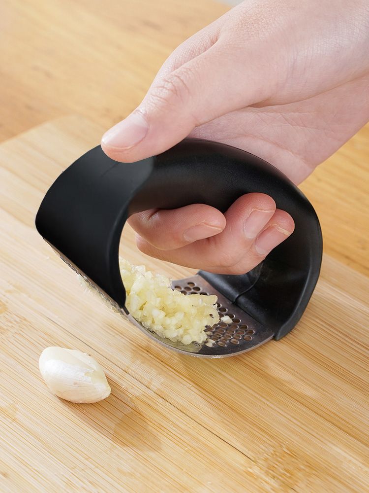 Professional Stainless Steel Garlic Press Manual Garlic Crusher Easy Clean Kitchen Gadget Fruit And 3