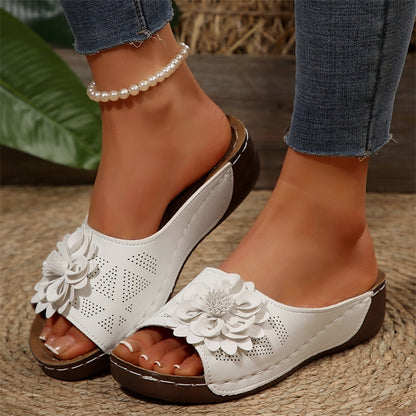 Trendy Shoes Women Sandals Fashion Wedge Ladies Shoes Beach Womens Sandals Slip On Soft Footwear Female