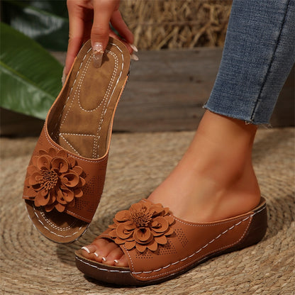 Trendy Shoes Women Sandals Fashion Wedge Ladies Shoes Beach Womens Sandals Slip On Soft Footwear Fe 5