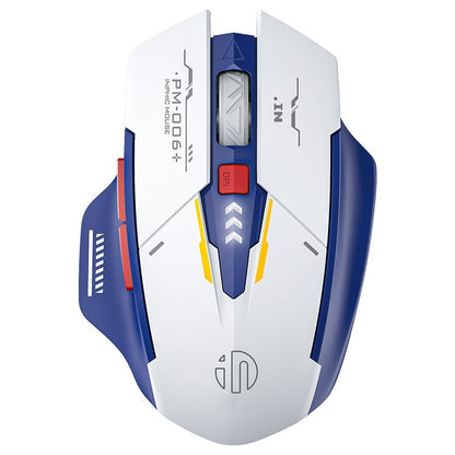 Rechargeable Silent Wireless Mouse, Battery Level Display, Computer PC Laptop, Gaming Office Mouse