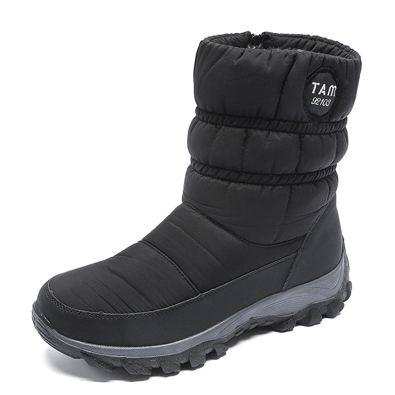 Trendy Boots Woman Snow New Shoes Women Platform Woman Shoes Fashion Waterproof Mid High Boots Plat 4